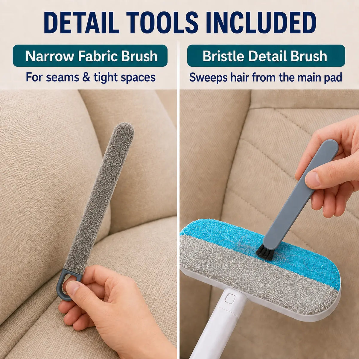 Transform Your Home with the 4-in-1 Reusable Pet Hair Remover Brush – Effortlessly Clean Upholstery, Carpets, Bedding, and Car Fabrics!