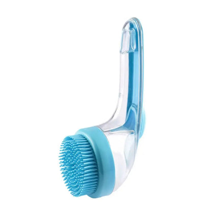 Transform Bath Time with the 2026 Universal 2-in-1 Pet Bath and Grooming Brush – Integrated Soap Dispenser, Ergonomic Handle, and Gentle Massage for Dogs and Cats!
